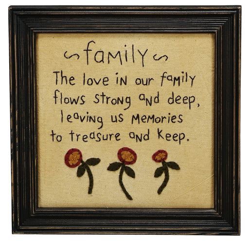 Stitcheries by Kathy Sign - Family