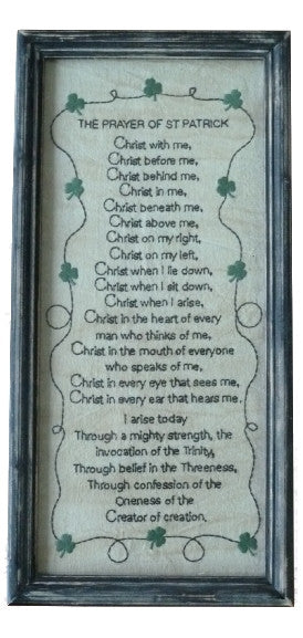 The St Patrick Prayer 9 1/2 X 19 1/2