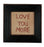 Love You More 4'' X 4''  Sticheries