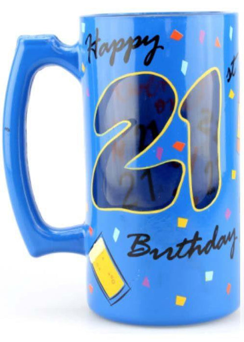 T3786CG 21st Birthday Beer Tankard