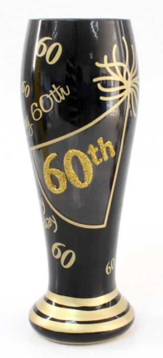 T4090C 60th Birthday Beer Glass
