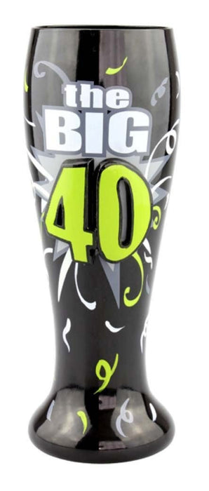 T4609C 40th Birthday Beer Glass