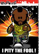 I Pity The Fool Weenicon Magnet