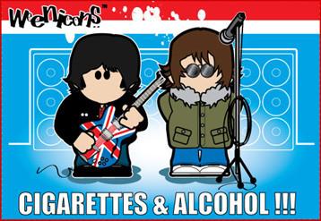 Cigarettes And Alcohol Magnet