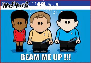 Beam Me Up Magnet