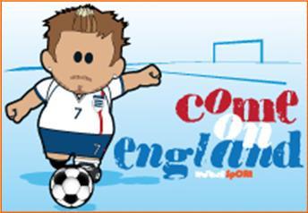 Come On England Beckham Magnet