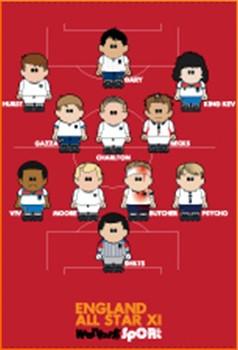 England All Star X1 Magnet