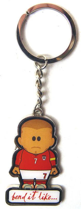 Bend It Like Beckham Metal Keyring