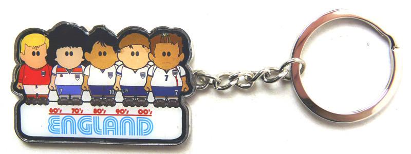 England Squad 1960'S-'90S Metal Keyring