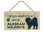 Wooden Pet Sign - Alaskan Malamute