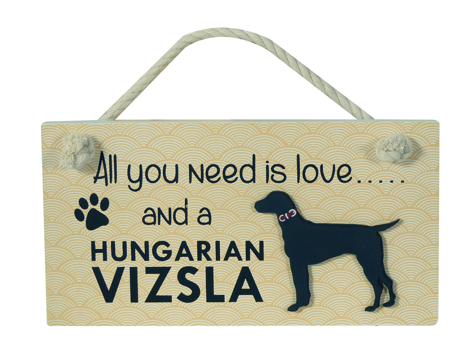 Wooden Pet Sign - Hungarian Vizsla