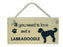 Wooden Pet Sign - Labradoodle