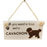 Wooden Hanging Dog Sign