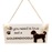 Wooden Hanging Dog Sign