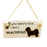 Wooden Hanging Dog Sign