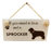 Wooden Hanging Dog Sign