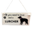 Wooden Hanging Dog Sign