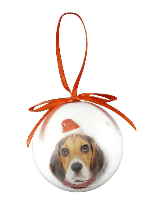 Christmas Beagle Bauble
