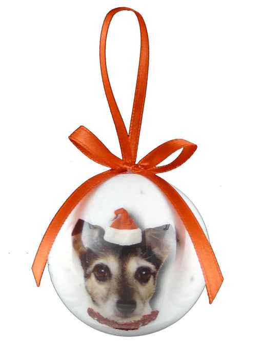 Christmas Jack Russell Bauble