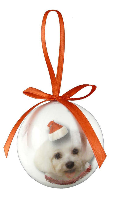 Christmas Maltese Bauble