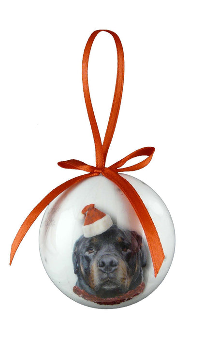 Christmas Rottweiler Bauble