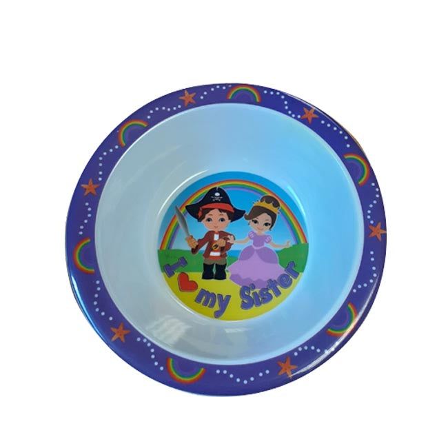 Childrens Melamine Food Bowl - Boys Names