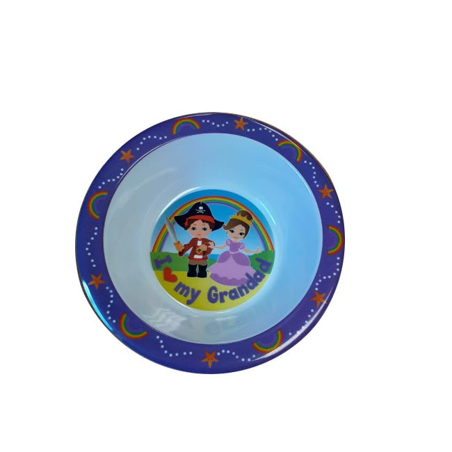 Childrens Melamine Food Bowl - Boys Names