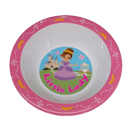 Childrens Melamine Food Bowl - Girls Names