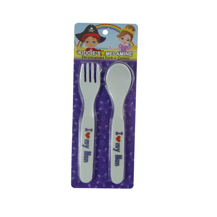 Childrens Melamine Cutlery Set - Generic Titles