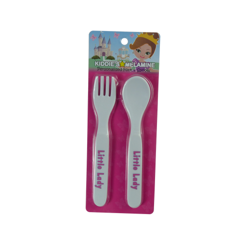 Childrens Melamine Cutlery Set - Girls Names