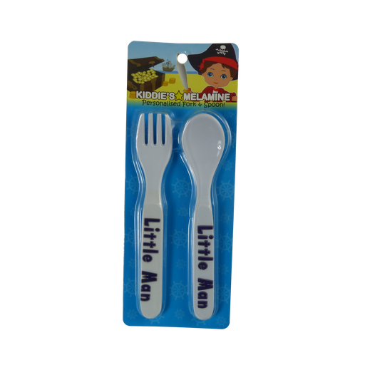 Childrens Melamine Cutlery Set - Boys Names