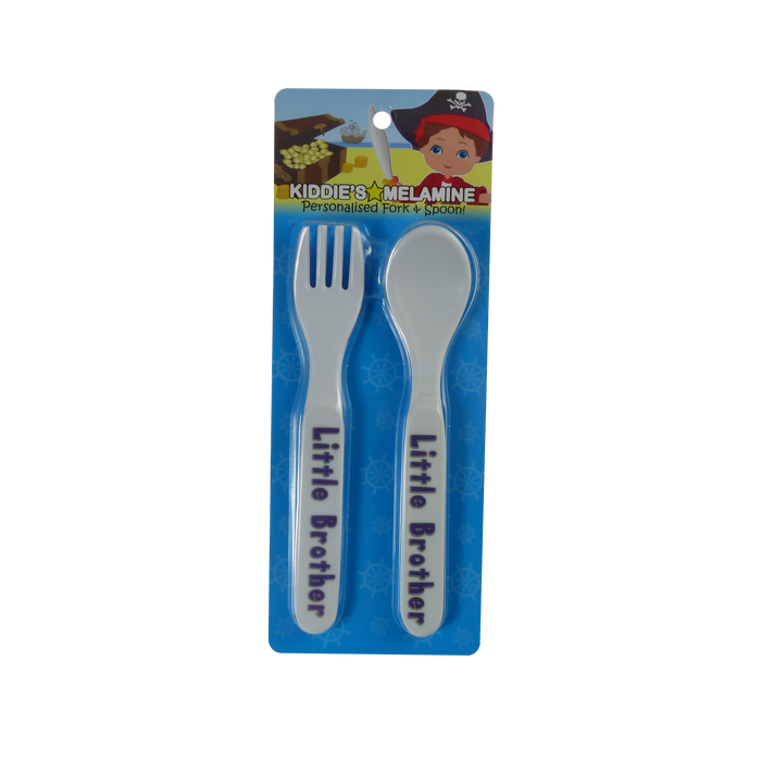 Childrens Melamine Cutlery Set - Boys Names