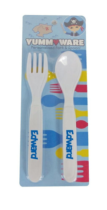 Childrens Melamine Cutlery Set - Edward