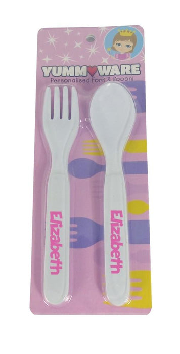 Childrens Melamine Cutlery Set - Elizabeth