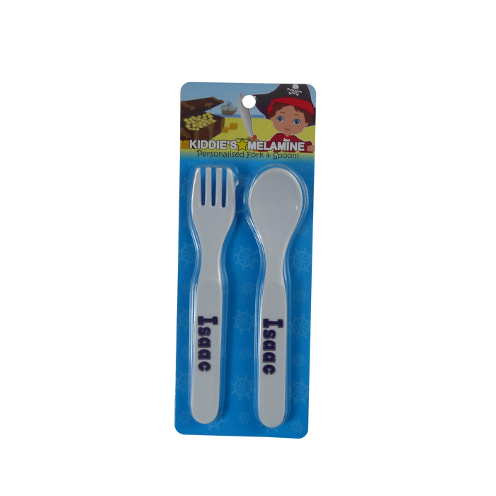 Childrens Melamine Cutlery Set - Boys Names