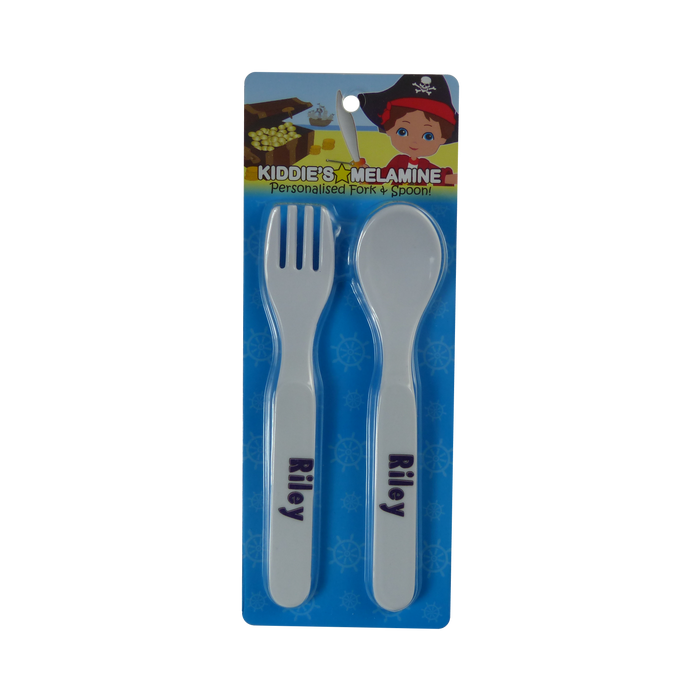 Childrens Melamine Cutlery Set - Boys Names