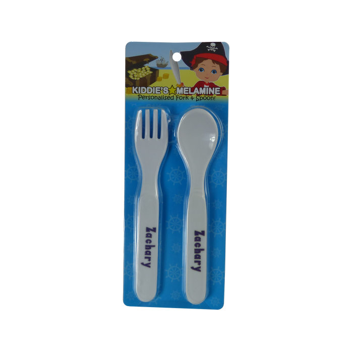 Childrens Melamine Cutlery Set - Boys Names