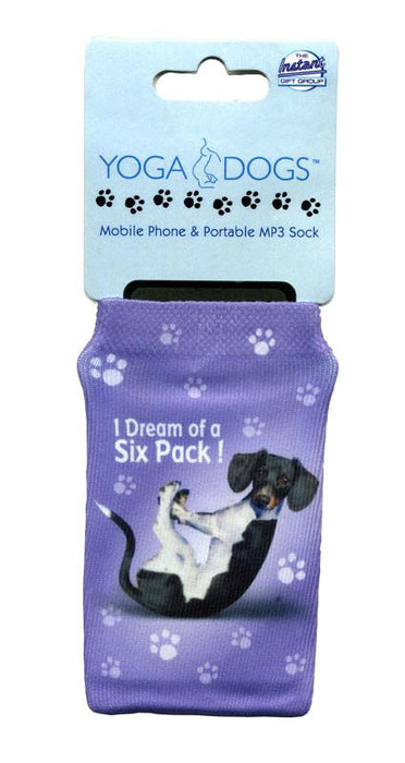 Dream Six Pack Dog Phone Sock - Yoga Pets