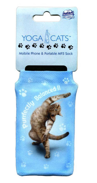 Purrfectly Cat Phone Sock - Yoga Pets