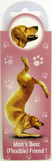 Flexible Friend Dog Bookmark - Yoga Pets