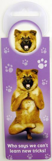 New Tricks Dog Bookmark - Yoga Pets
