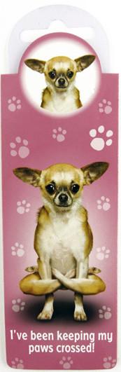 Paws Crossed Dog Bookmark - Yoga Pets