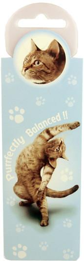 Purrfectly Cat Bookmark - Yoga Pets