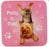Pretty In Pink Dog Coaster - Yoga Pets