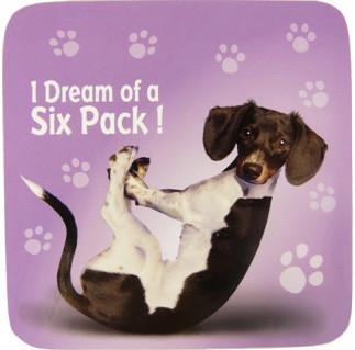 Dream Six Pack Dog Coaster - Yoga Pets