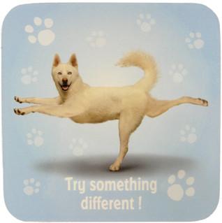 Try Something Dog Coaster - Yoga Pets