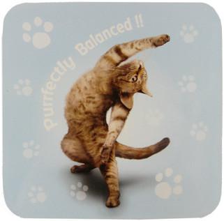 Purrfectly Cat Coaster - Yoga Pets 